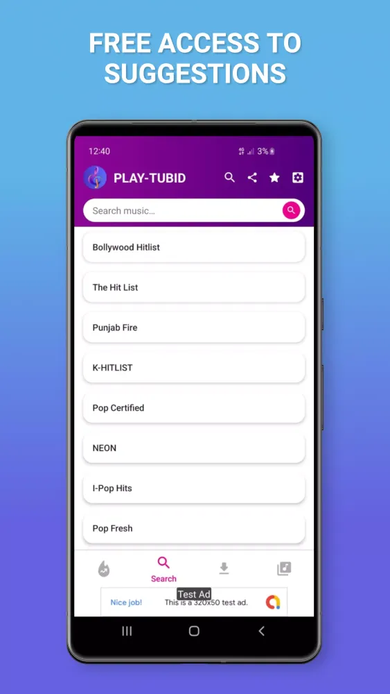 Tube Play Music MP3 Downloader Screenshots