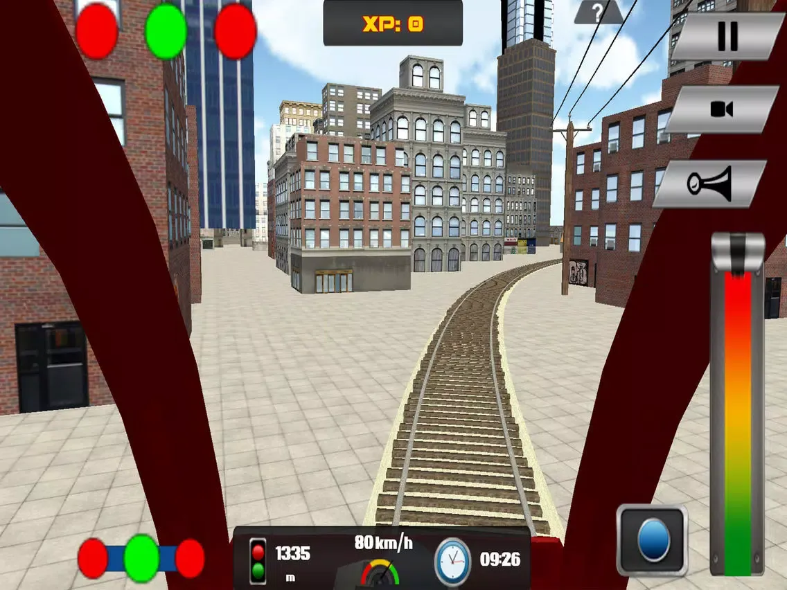 Capturas de tela do City Train Simulator Game iPad 