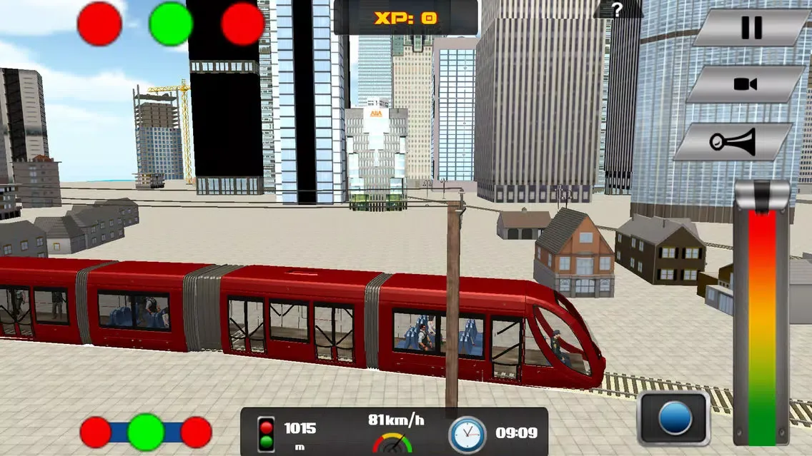 Capturas de tela do City Train Simulator Game