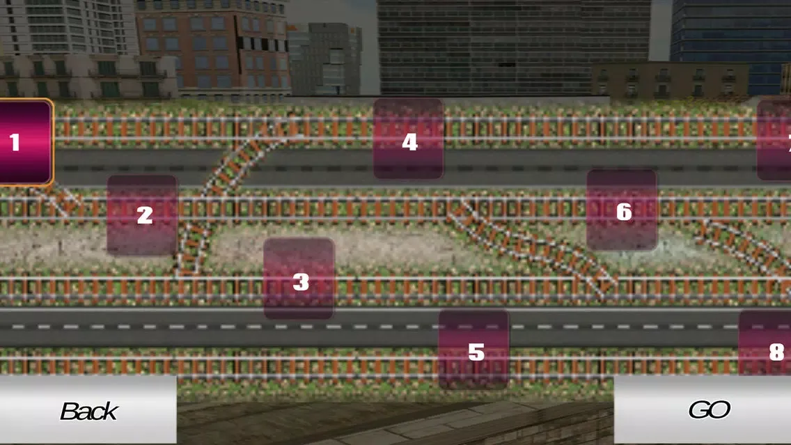 Capturas de tela do City Train Simulator Game