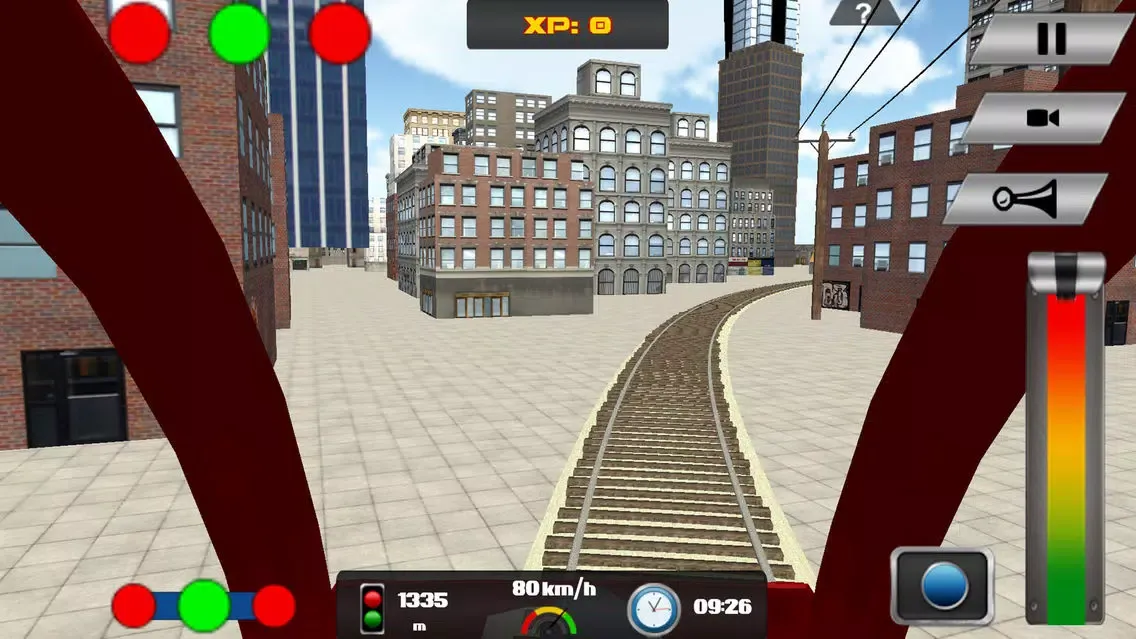 Capturas de tela do City Train Simulator Game