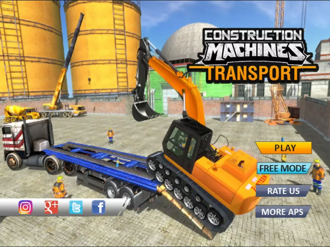 تصاویر Construction Machine Transport iPad 