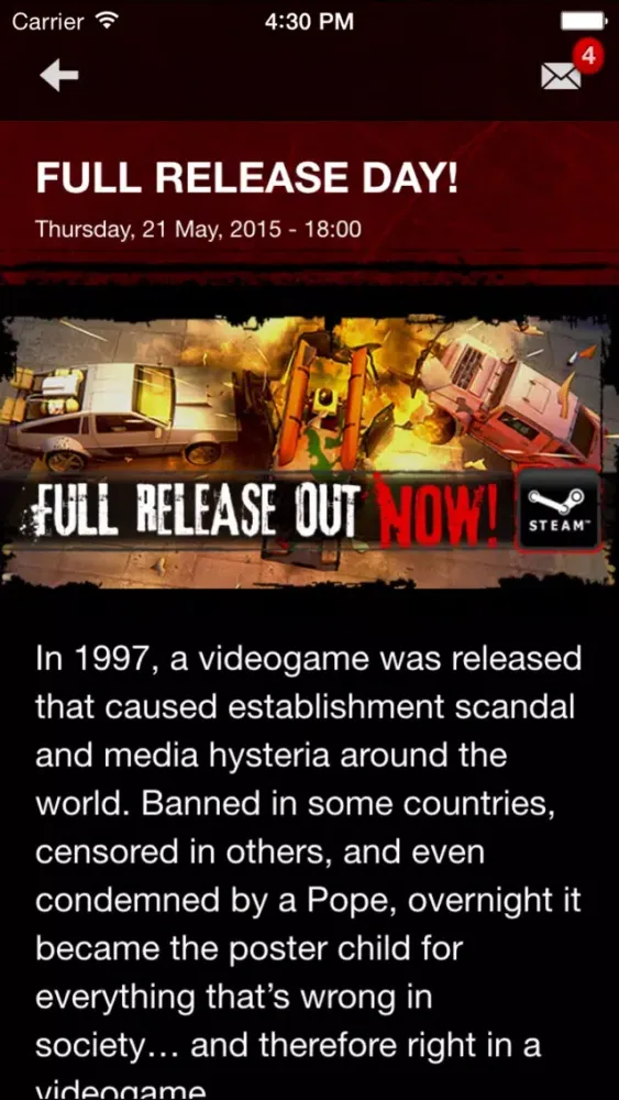Ảnh chụp màn hình của Carmageddon CLINT