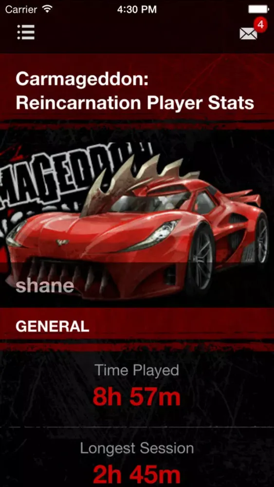 Ảnh chụp màn hình của Carmageddon CLINT