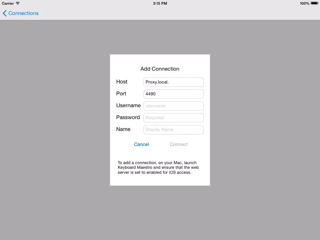 تصاویر Keyboard Maestro Control iPad 