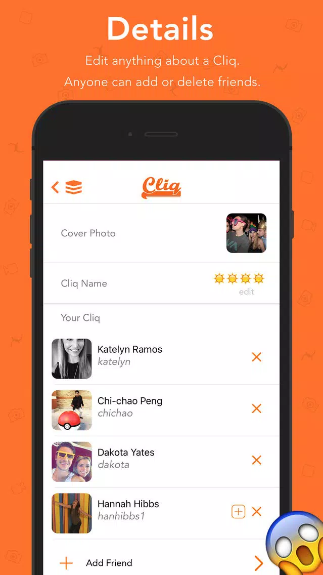 Cliq - Group Chat with Photos Screenshots