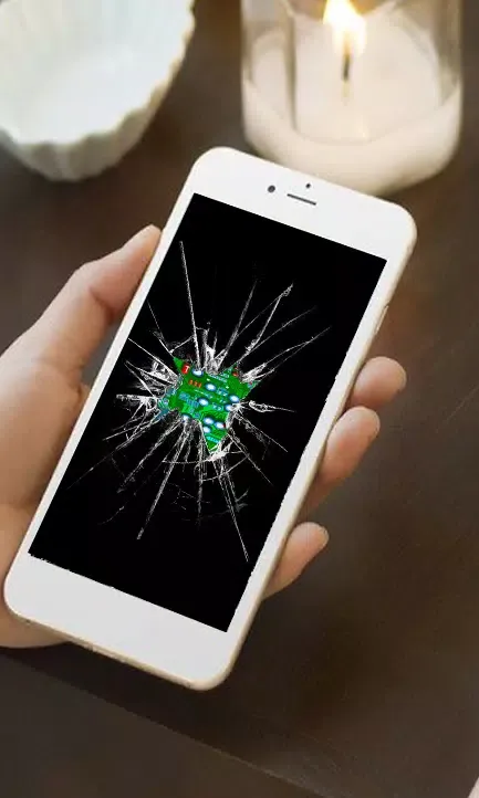 Tangkapan skrin Broken Screen Prank