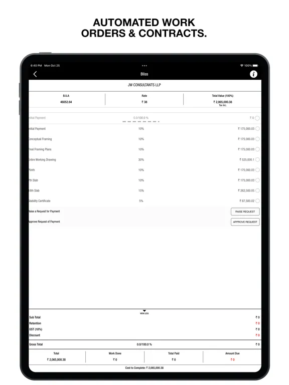 ภาพหน้าจอของ Stallion Buildtech iPad 