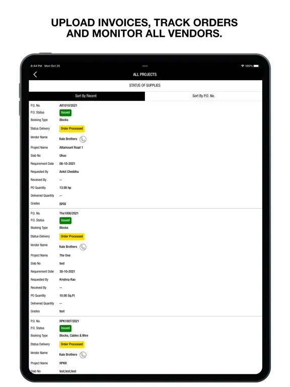 ภาพหน้าจอของ Stallion Buildtech iPad 