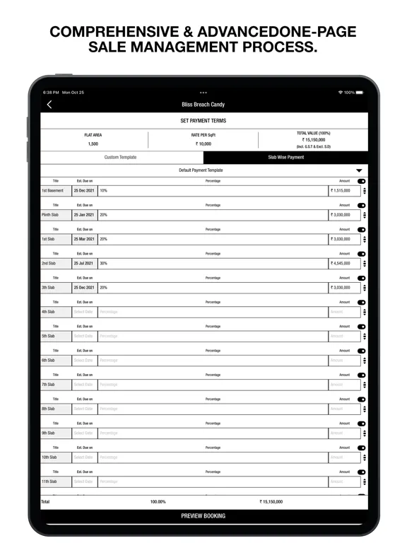 ภาพหน้าจอของ Stallion Buildtech iPad 