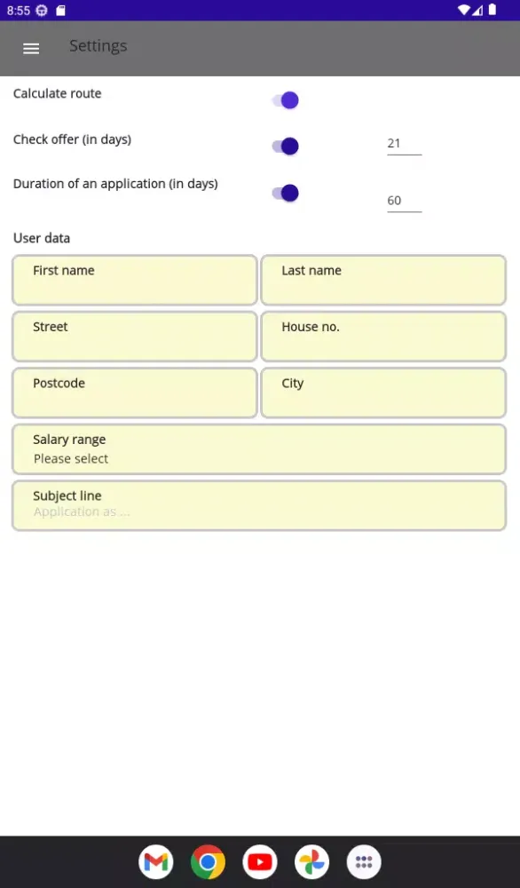 Скриншоты Application manager