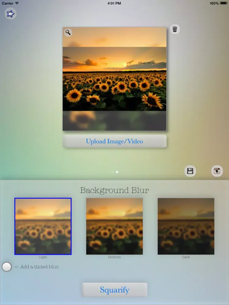 Squarify (for images & videos) iPad 应用截图
