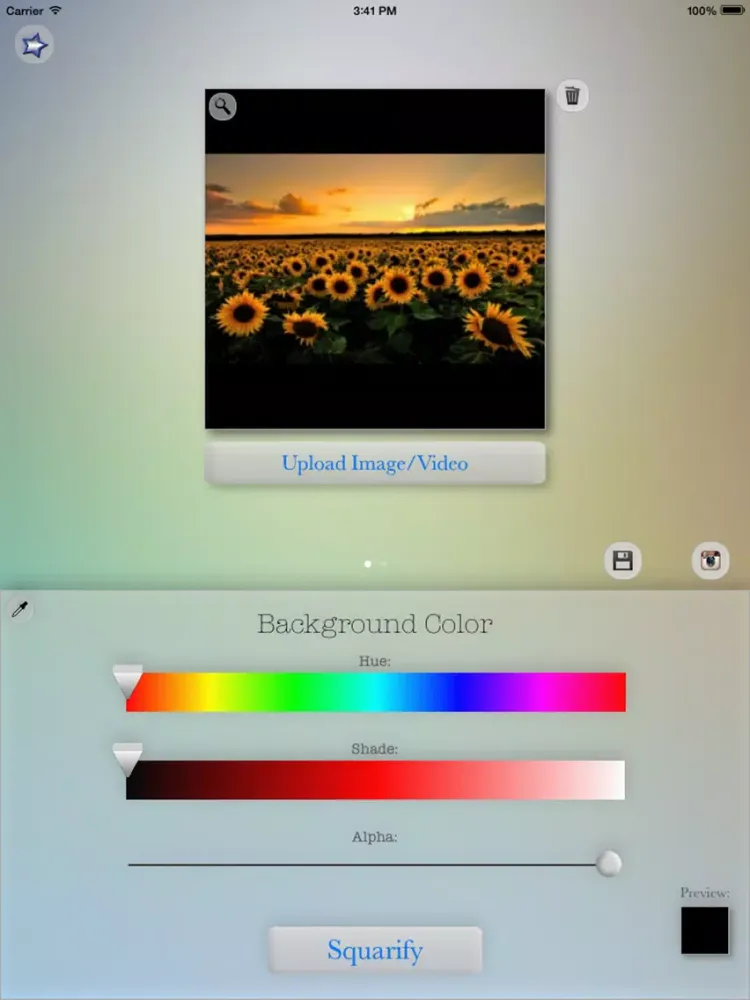 Squarify (for images & videos) iPad 应用截图