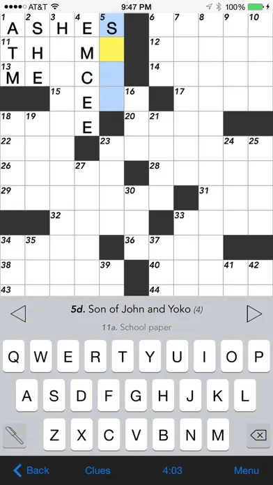 Zrzuty ekranu Crosswords