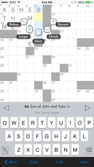 Zrzuty ekranu Crosswords