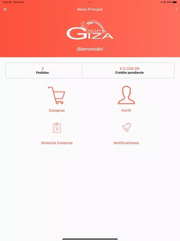 Ventas Giza iPad 应用截图