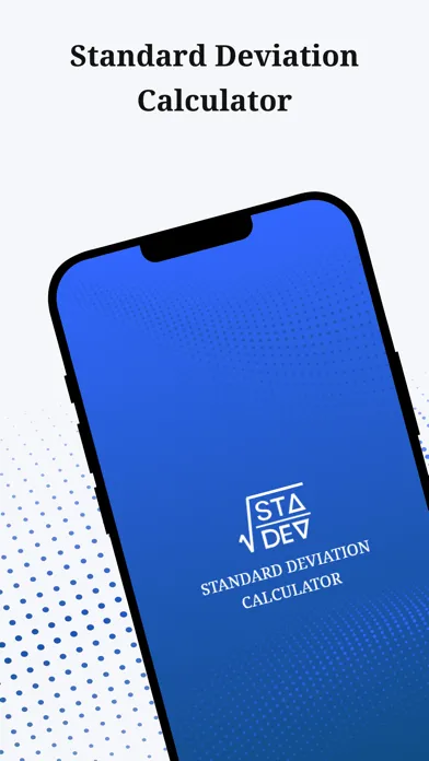 ภาพหน้าจอของ Standard Deviation -Calculator