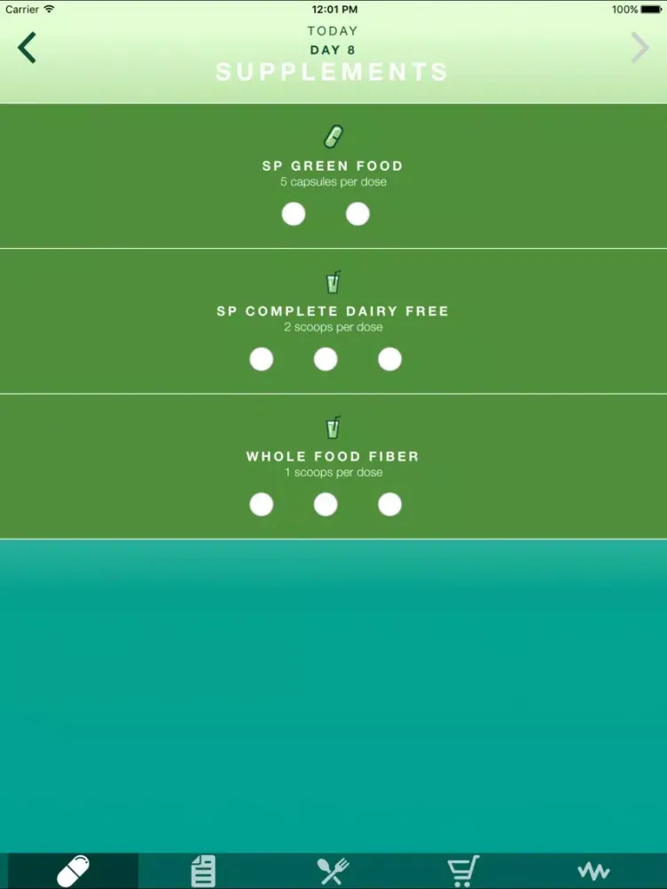Screenshot di Standard Process® Purification iPad 