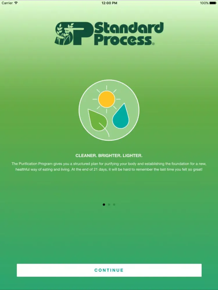 Screenshot di Standard Process® Purification iPad 