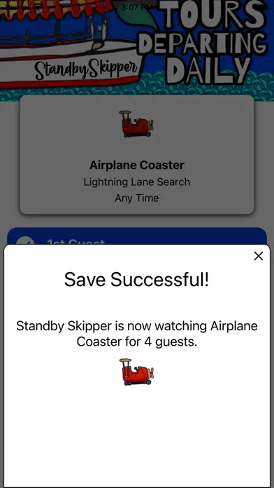 Ảnh chụp màn hình của Standby Skipper