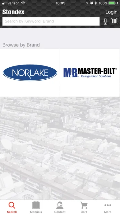 ภาพหน้าจอของ Nor-Lake/Master-Bilt OEM Parts