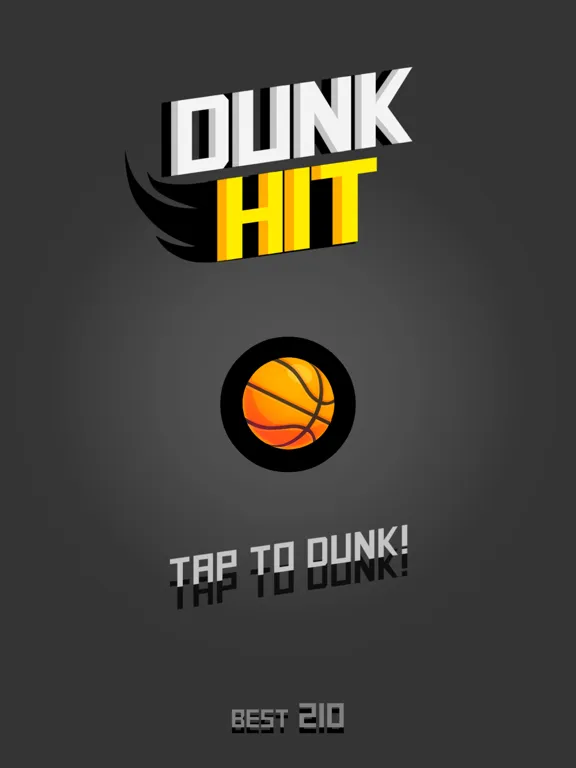 Dunk Hit iPad  स्क्रीनशॉट