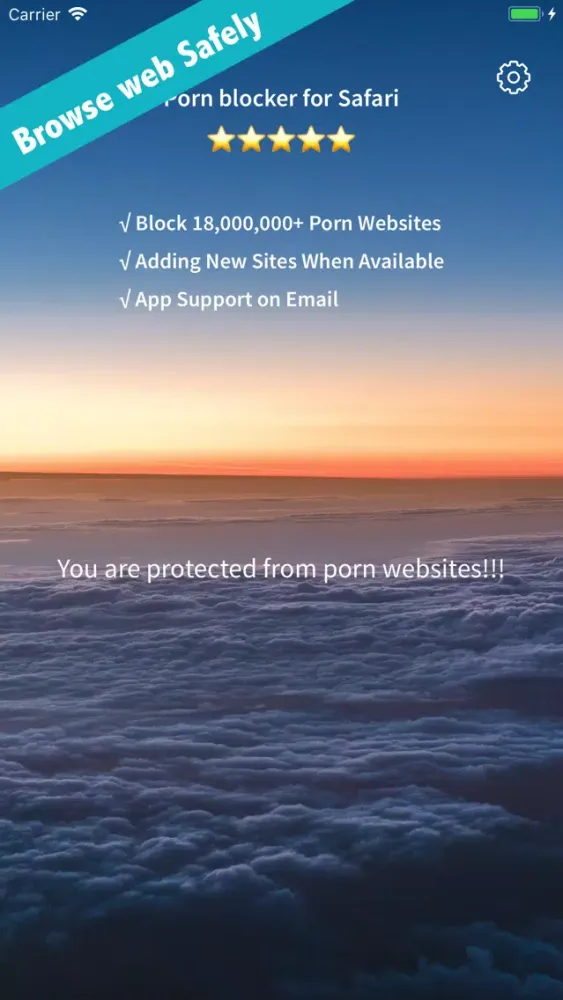 Capturas de tela do Clarify Porn Blocker