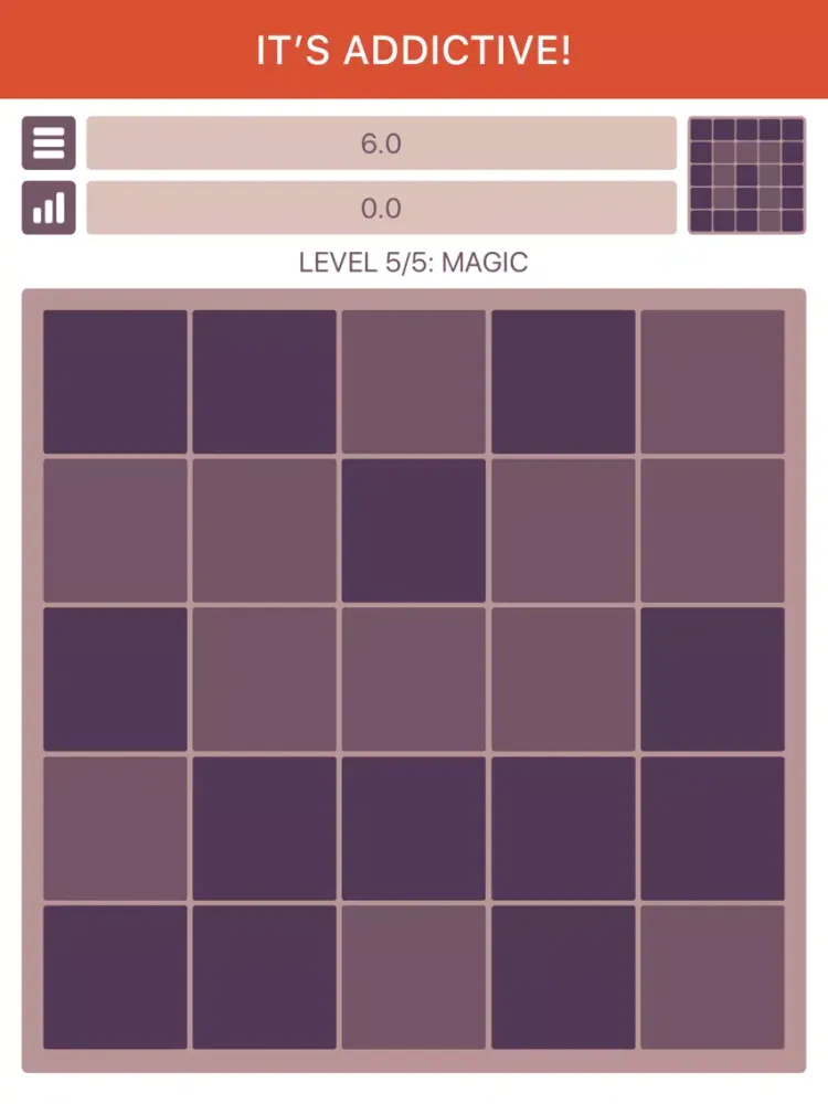 Ảnh chụp màn hình của TimeColors. Unique puzzle game iPad 