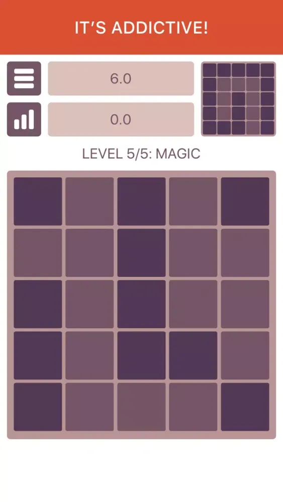 Ảnh chụp màn hình của TimeColors. Unique puzzle game