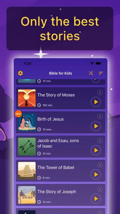 Bible for kids Bedtime stories Screenshots