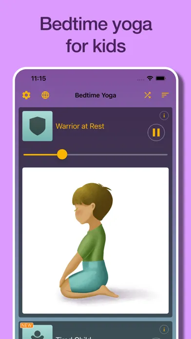 Captures d'écran de Yoga for kids sleep Meditation