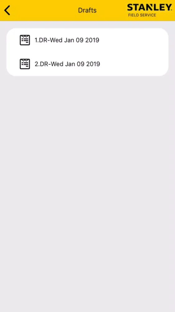 Zrzuty ekranu FieldService-App