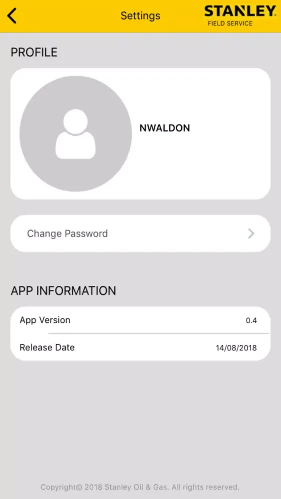 Zrzuty ekranu FieldService-App