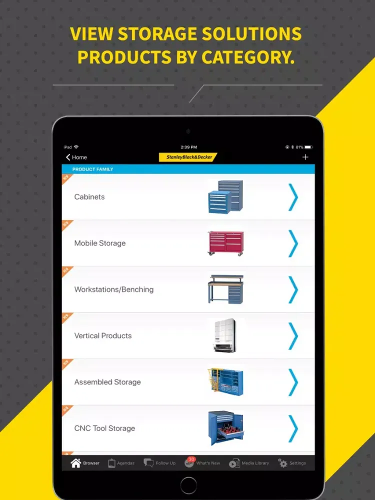 تصاویر LISTA & Vidmar Storage iPad 