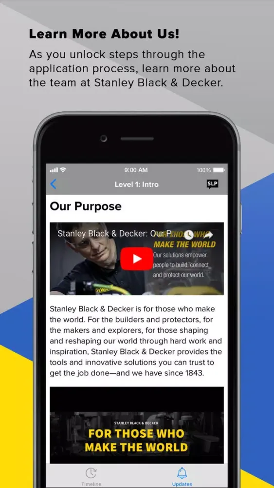 Stanley Black & Decker (SLP) Screenshots