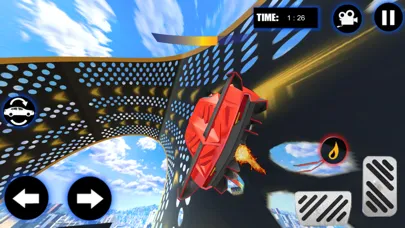 Tangkapan layar Flying Car Stunts - Car Games