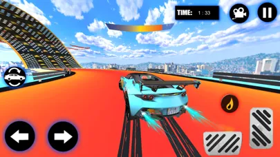 Tangkapan layar Flying Car Stunts - Car Games