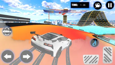 Tangkapan layar Flying Car Stunts - Car Games