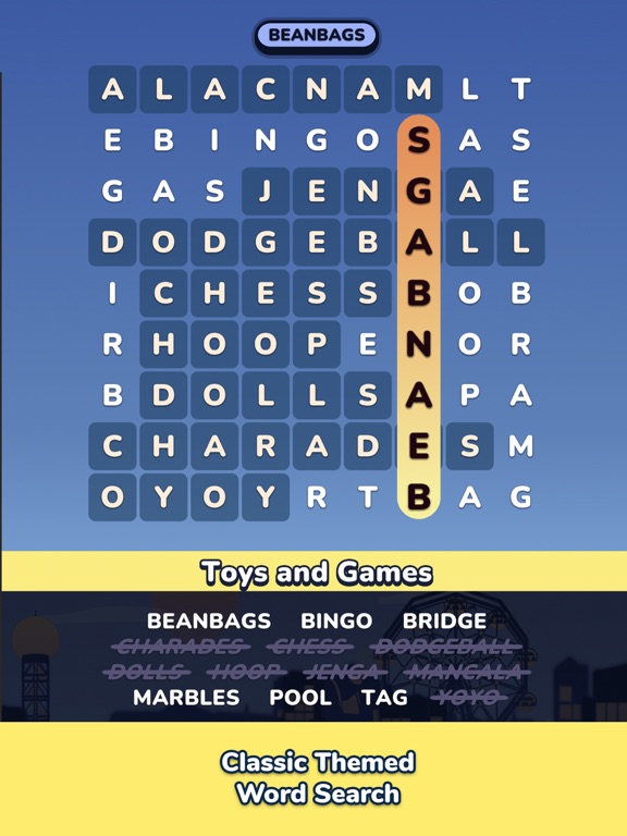 Word Search by Staple Games iPad 应用截图