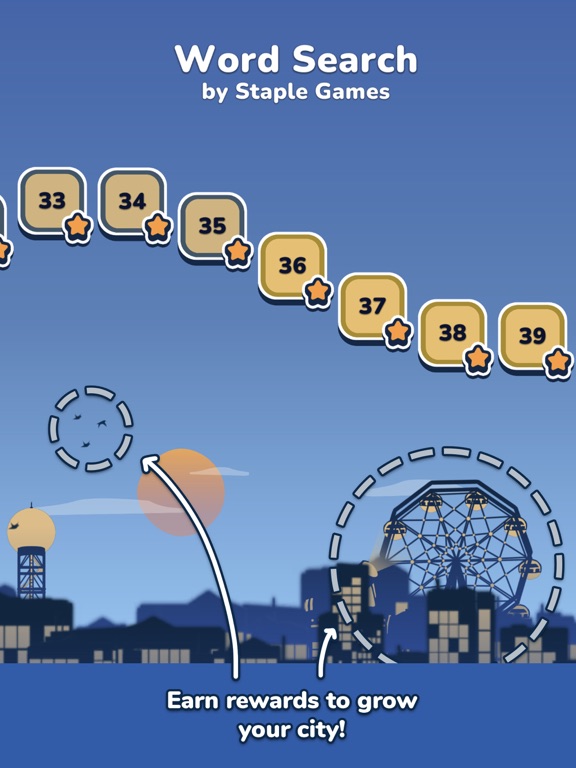 Word Search by Staple Games iPad 应用截图