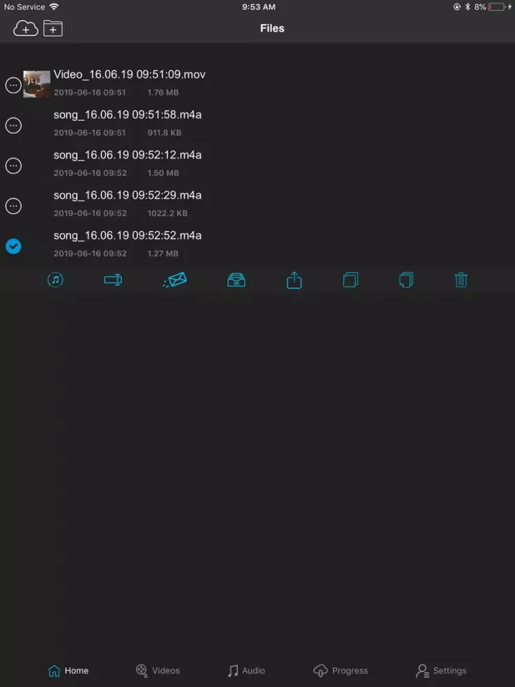 Ảnh chụp màn hình của Trim & Cut - Video Music Edit iPad 