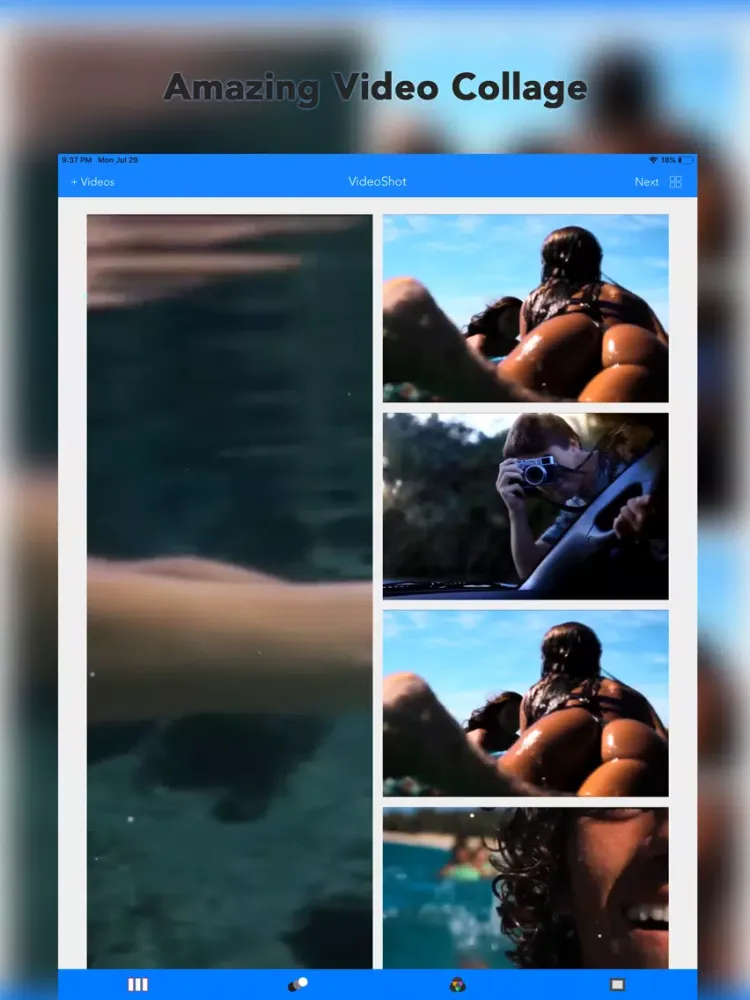 Tangkapan skrin VideoShot - Video Maker iPad 