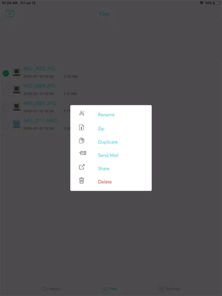 Zip File - Unzip Rar Unrar iPad 应用截图