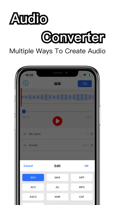 Ảnh chụp màn hình của Audio Converter - Audio Editor