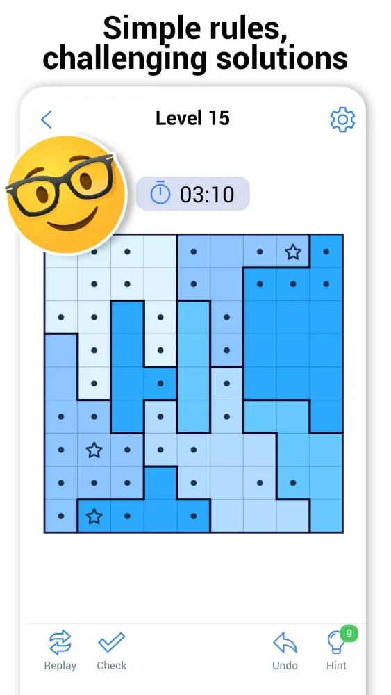 Captures d'écran de Star Battles - Logic Puzzles