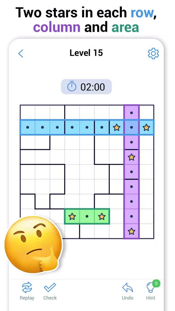 Captures d'écran de Star Battles - Logic Puzzles