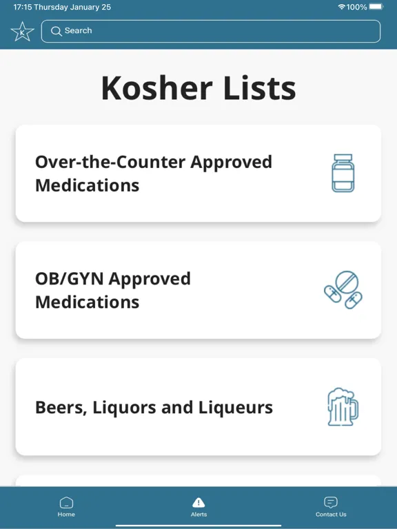 Star-K Kosher Info iPad  Screenshots