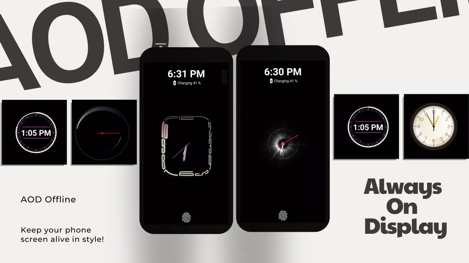 ภาพหน้าจอของ Always On Display: AOD Offline