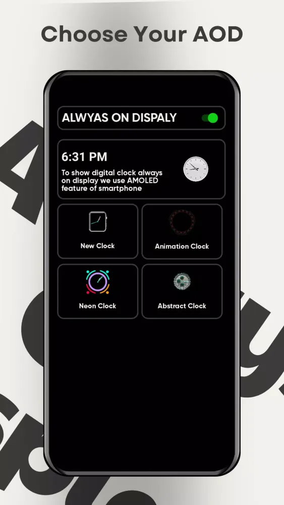 ภาพหน้าจอของ Always On Display: AOD Offline