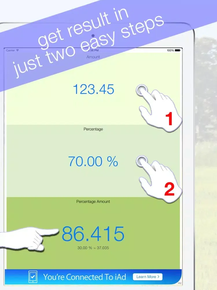 Capturas de pantalla de Simply Percentage Free iPad 